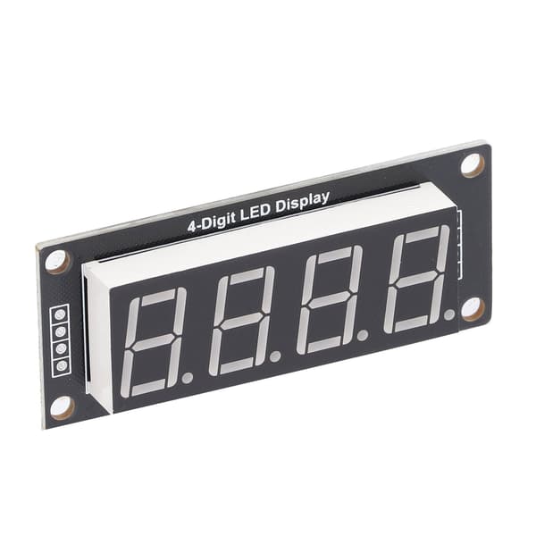 4 kpl LED-segmenttinäyttömoduuli 4 bittiä 7 segmenttiä piirilevykellomoduuli 0,56 tuumaa MRA172E keltainen