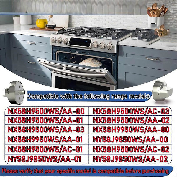 DG94-00945A kitchenaid kaasulieden säätönupit valitsimen vaihdot (1KPL)
