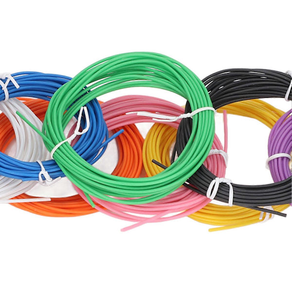 10 Färger 3D-penna PCL Filament Refill 1,75mm Låg Temperatur Ljusstarka 3D-utskriftspenna Förbrukningsmaterial 5m