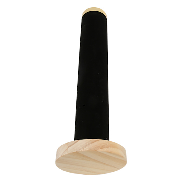 Velvet Lodret Tower Black Display Armbånd Smykker Watch T Bar Holder til Hårbånd Soveværelse