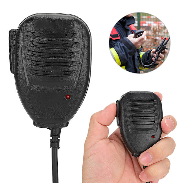UV-9R Iskunkestävä ABS-muovi vedenpitävä walkie-talkie-käsimikrofoni radiokäsimikrofoni