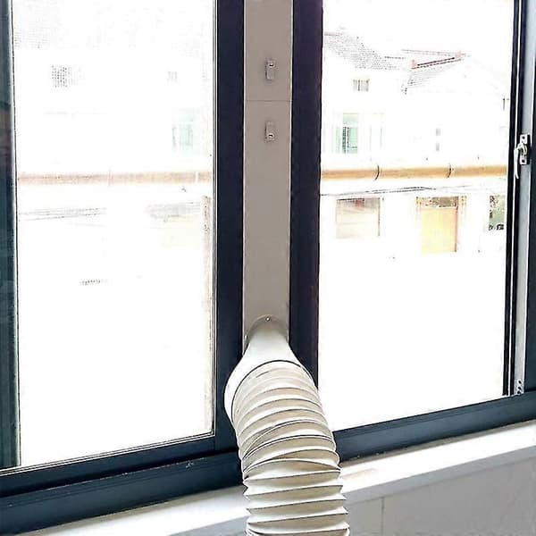 Bærbar klimaanlegg vindusforseglingssett for Shinco, LG, Samsung, Haier, Chigo - Justerbart AC-ventilpanel og eksosrøradapter A
