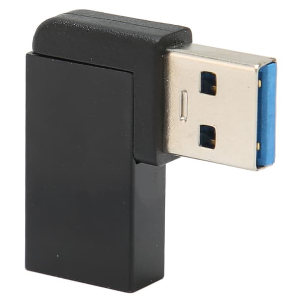 USB 3.0 Hun til Han Adapter Professionel Høj Hastighed 90 Graders Albue USB 3.0 Forlænger til Computer Laptop