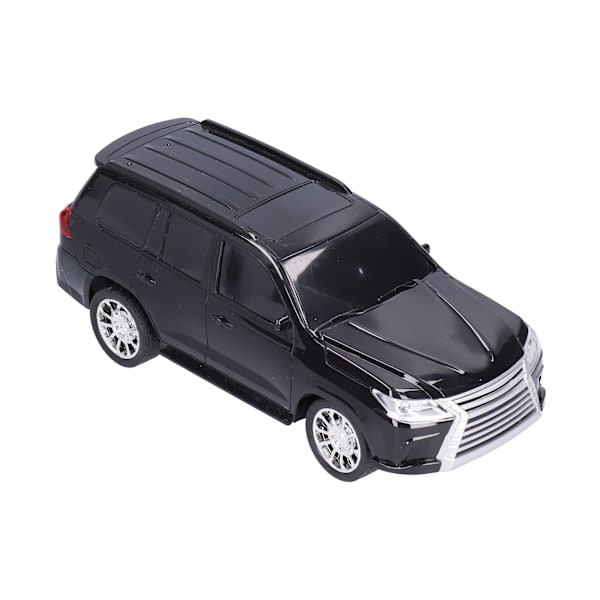 1:16 Kauko-ohjattava auto 4CH Erittäin simuloitu RC-autoajoneuvomalli lelu lapsille lapsille musta