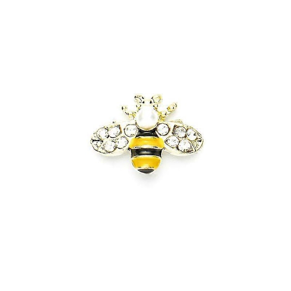 20 stk. Metalliske negletilbehør Gulllegering 3D Diamantdekorasjoner for DIY Manikyr