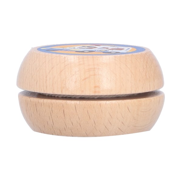Trä Yoyo Professionell String Trick Yo Ball Gåvor med Söt Mönster för Barn Trä Yoyo