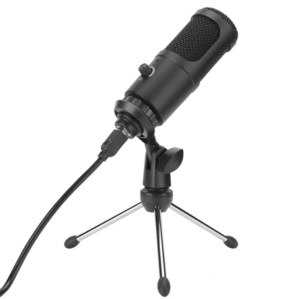 Stor Membran Kondensatormikrofon Live Broadcast Datorinspelningsstudio Mikrofon