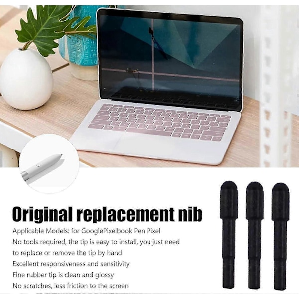 3 st Ersättningsspetsar för HP Active Pen G2/G3/T4Z24AA/6SG43UT/6SG43AA