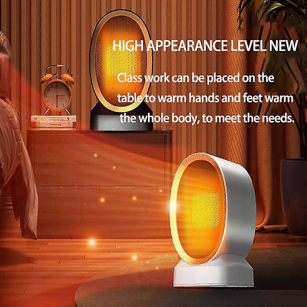 Bärbar sladdlös värmare, effektiv & intelligent konstant temperatur XL Vit