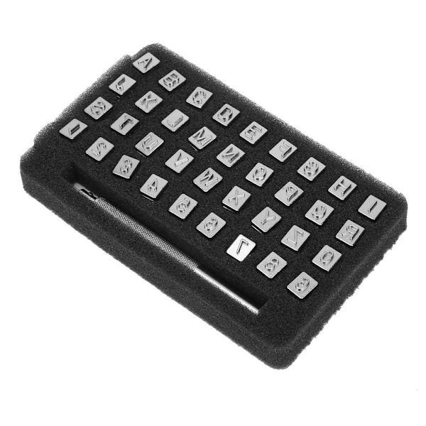 Set, bokstavsstans, sifferstans, set (6,5 mm)