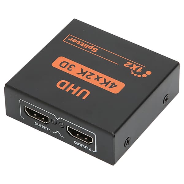HD Multimedia Interface Splitter 1 in 2 ut Stöd 4K vid 30Hz 3D HD Multimedia Interface Switcher US-kontakt 100‑240V