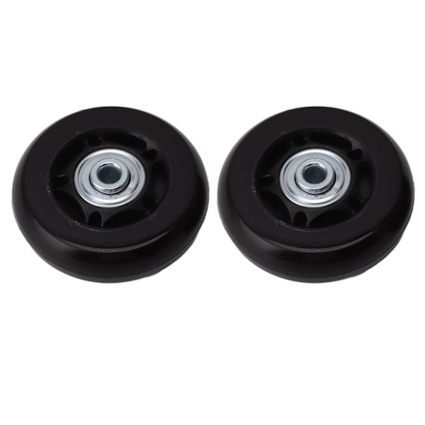 2 kpl matkalaukkujen korvaavat pyörät äänettömät kumipyörät kääntyvät pyörät laakerit korjaussarjat 70x24mm / 2.8x0.9in