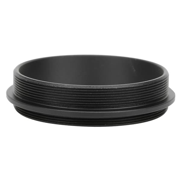 M48-M48 Hann til Hann Adapterring Aluminiumlegering Svart 48mm Gjengestigning 0.75mm Tilbehør