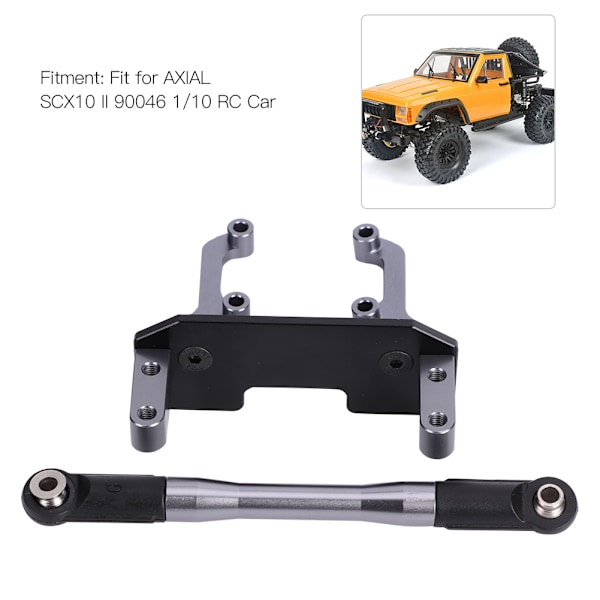 Servo Stand Mount med Styrestangsforbindelse Passer til Axial SCX10 II 90046 1/10 RC Bil