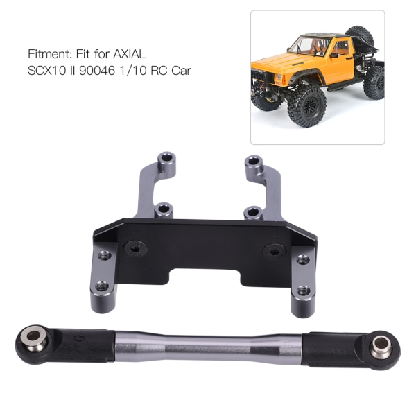 Servoställningsfäste med styrlänksstång passar för Axial SCX10 II 90046 1/10 RC-bil