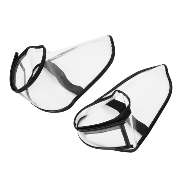 Vikbar Frisörskor Cover Återanvändbar Salong Frisör Skor Cover Transparent Sko Cover för massagebutiker Spa L 40‑45