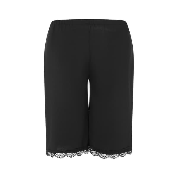 Dameundertøy Pyjamas Shorts Sateng Underkjoler Snip-it Culottes Underbukser Bloomers Hvit White M
