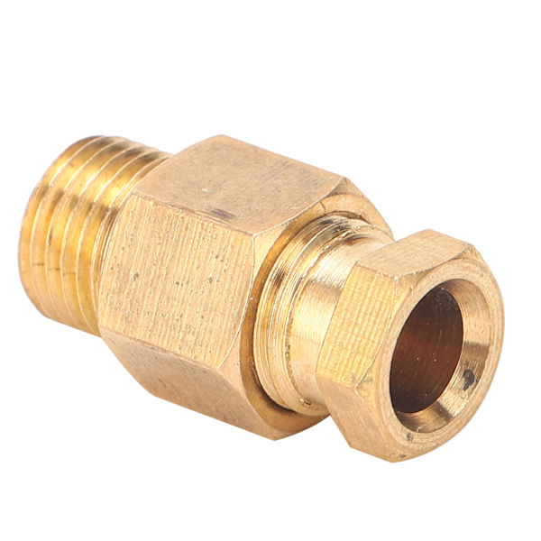 Oljerørkobling Albue Messing Rett Blokkkobling Adapter for Rørforbindelse PD610