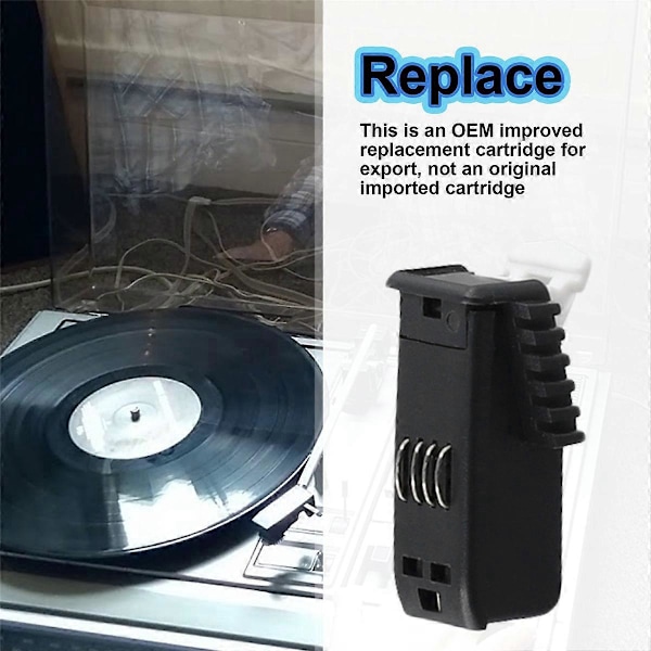 Erstatningsstift for vinylplatespiller fonograf