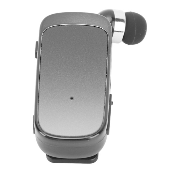 Retractable langattomat kuulokkeet Bluetooth 5.2 -kuulokkeet, korvaklipsi, mukava kuuloke ulkoiluun, urheiluun, ajamiseen, gradientti, musta