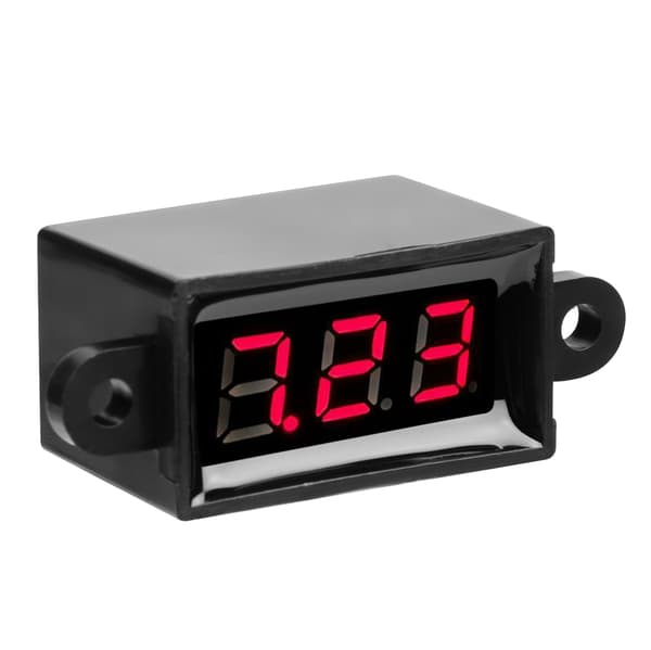 Digital Voltmeter 0,28 tommer To-leder DC 3,0-30V LED Display Spændingsmåler Vandtæt (Rød)
