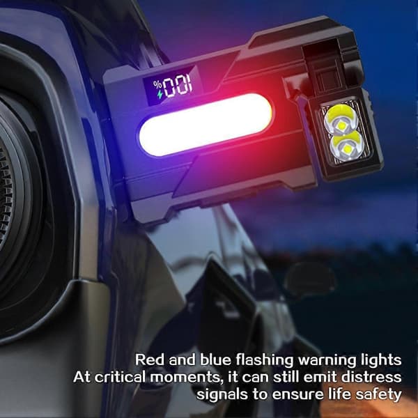 1-3 pcs Rechargeable EDC Flashlight Compact LED Lamp with Magnetic Clip, Dual Light Sources, Perfect for Emergencies and Outdoor Use 3pcs