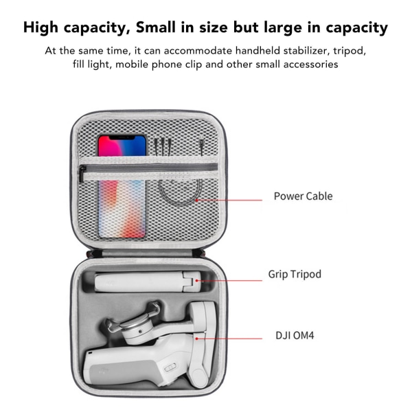 OM 4 case - stor kapacitet PU hårt skal bärbar case med axelremmar