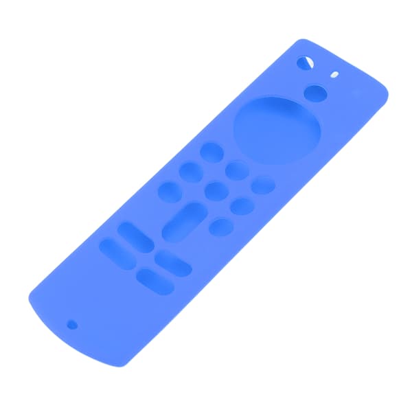 Fjärrkontroll Silikonskydd för Fire TV Stick Halkfritt Silikonskyddsfodral med Snodd 3:e generationens Blå