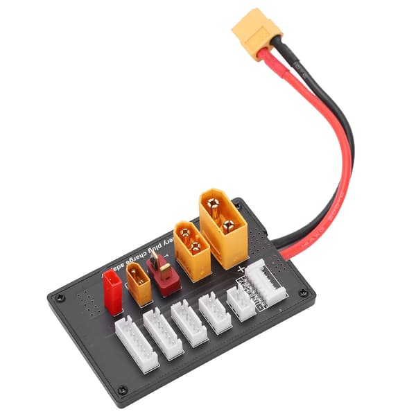 XT60 Lipo parallell ladebrett Lipo batterilader 2S-6S parallell balansert ladeadapter