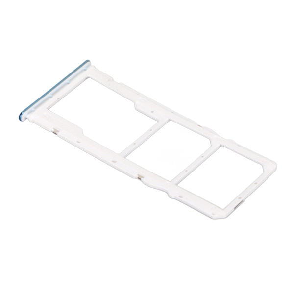 Dobbelt SIM-kortbrett Plast SIM-kortbrett sporholder med kortstift for Xiaomi Redmi Note 10 Blue