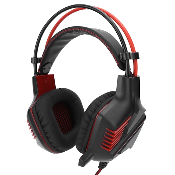 Q12 USB Gaming Headset Justerbar Mikrofon Støyreduksjonshodetelefoner Headset