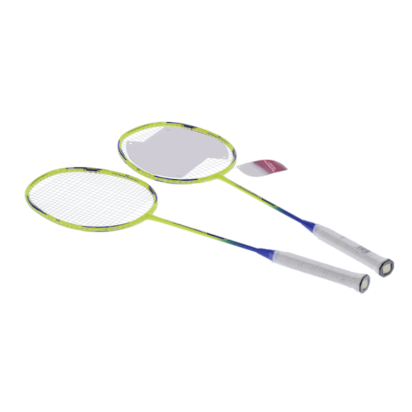 SG8042 2-spiller badmintonsett med lette karbonfiber dobbelracketer for voksne