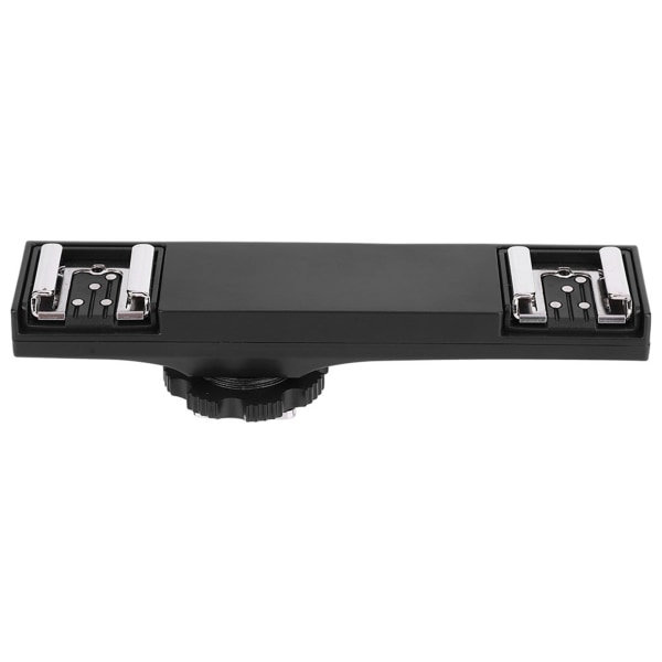Kvalitets Ultralet Dual Hot Shoe Splitter til SLR-kamera videokamera (til Nikon SLR-kamera)