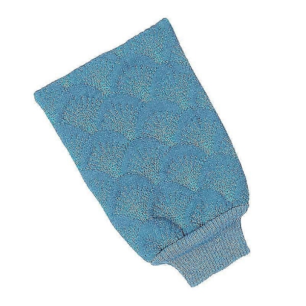 Exfolierande Handskar, Förtjockade Växtfiberhandskar - Tar Bort Döda Hudceller Och Exfolierar (blå)