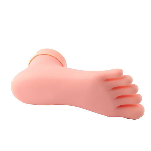 Flexibla Mjuka Silikonfalska Fotverktyg för Nagelträning Display Set med 2
