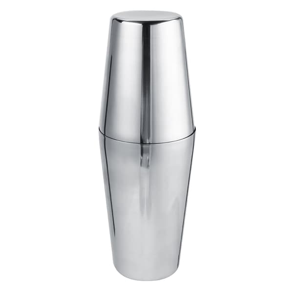 Cocktailshaker-sett i rustfritt stål for blanding og tilberedning av drinker, beholder for barutstyr (600/450 ml)