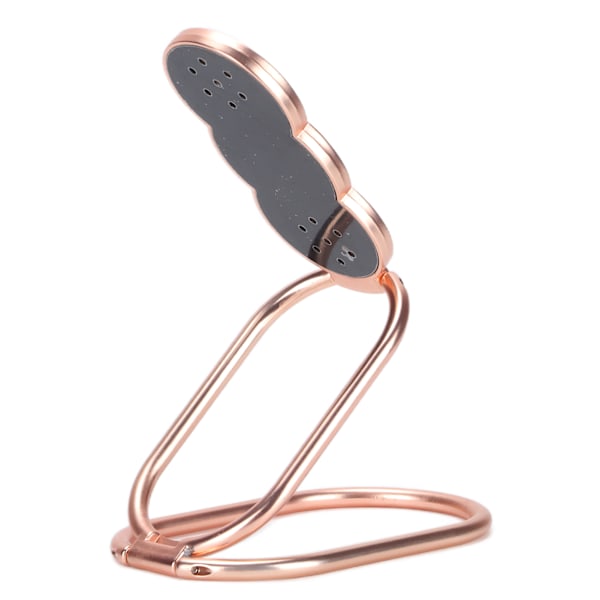 Telefon Ringholder Fingerstativ 360° Rotasjon Metall Telefongrep Foldbar Stativ for Magnetisk BilholderRose Gold