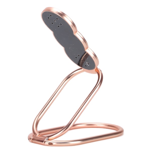 Telefonringhållare Finger Stand 360° Rotation Metall Telefon Grepp Fällbart Stativ för Magnetisk BilfästeRose Guld