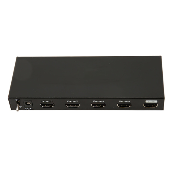 HD Multimedia Interface Splitter Professionel 4K 30Hz 3D Visuelle Effekter 1 ind 4 ud HD Multimedia Interface Splitter 100V‑240V US Stik