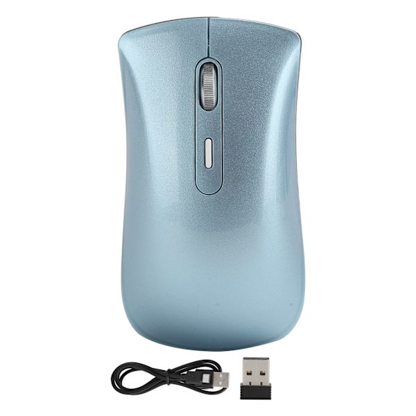 Trådløs mus Bluetooth 5.0 Kontor/Gaming Sød mus Notebook Desktop computer tilbehør Blå