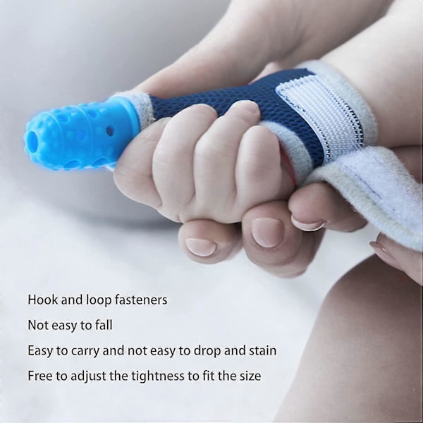 Baby Stop Tommelfinger Sutte Fingerbeskytter, fødevaregodkendt Silikone Stop Sutte Handske