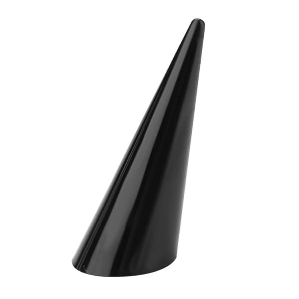 5 stk. enkelt finger display ringholder udstillingsstand smykker ringe organizer (sort)