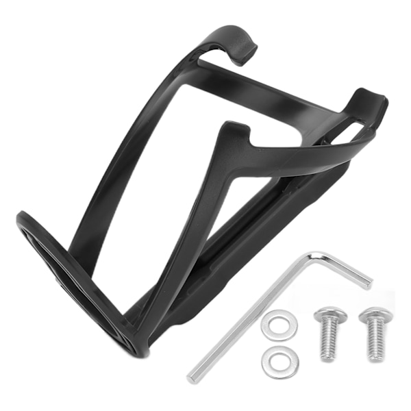 MTB Road Cykel Vandflaskeholder Plastik Vandflaske Bur Cage Holdere Kopholder Cykeldele Sort