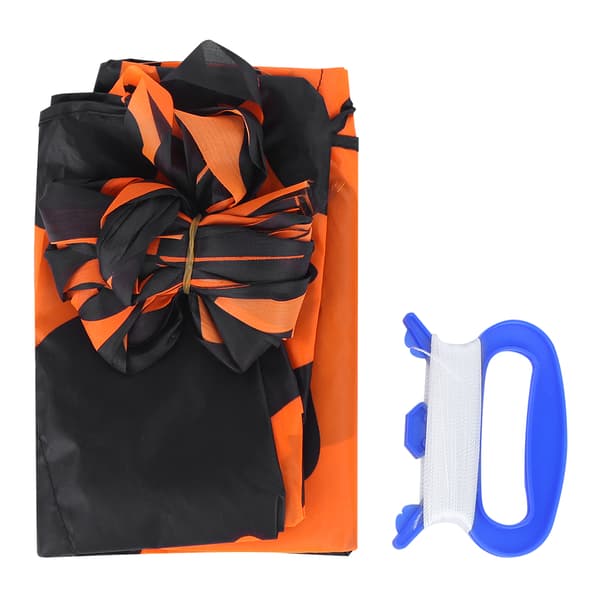 Blæksprutte Drager SingleLine Dyr Blød Orange Plettet Farve Udendørs Sjov Fly Legetøj 4 Meter