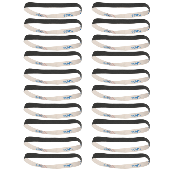 20 stk slipebånd slipende sandpapirruller mental sliping polering avgrading verktøy 600 #