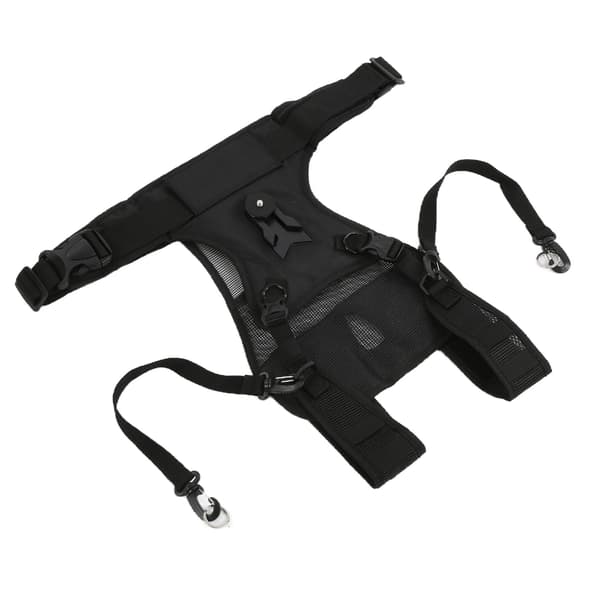 Dubbel Kamerarem Nylon Slitstark Bekväm Ventilerande Justerbar Multi Bärsele