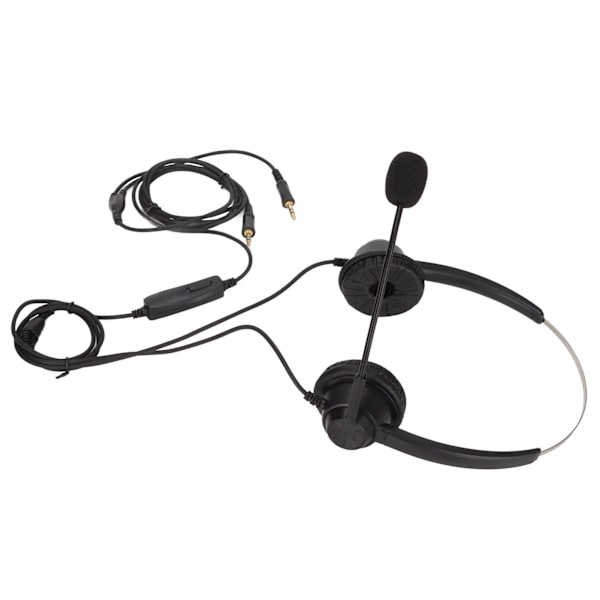 H360D‑PC‑MV Mobiltelefon Headset Business PC Headset med mikrofon för kontorstelemarketing Callcenter