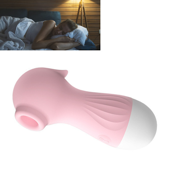 Kvinde Massage Maskine Søhest Formet Tunge Sugning Stærk Vibration Kvindelig Massager Stav Pink