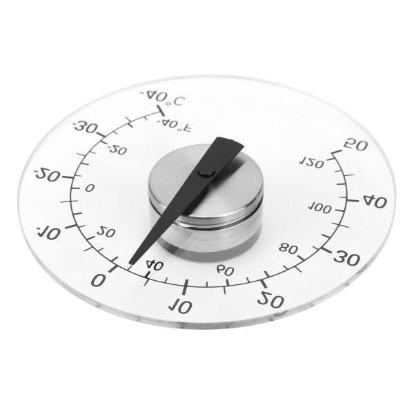 Utomhustermometer självhäftande Transparent fönsterdörr Växthustemperaturmätare