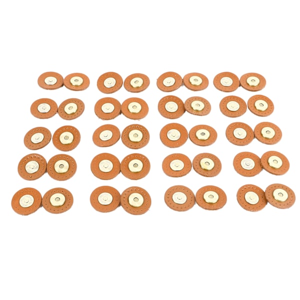 20 sarjaa nahkamagneettilukkoja monikäyttöisiä magneettilaukkujen kiinnittimiä ompeluun DIY-askarteluun lompakoihin laukkuihin vaatteisiin Claybank